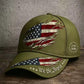 📢 LIMITED-TIME 50% OFF! ✨ Patriotic Baseball Cap – Distressed Flag Artwork, Structured Panels, One Size 🧢