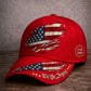 📢 LIMITED-TIME 50% OFF! ✨ Patriotic Baseball Cap – Distressed Flag Artwork, Structured Panels, One Size 🧢