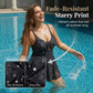 👙 LIMITED-TIME 50% OFF! ✨ Swimdress Starry Print Swimsuit – Slimming One-Piece, Adjustable Plunge, Wire-Free 🌟