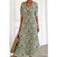 👗 LIMITED-TIME 50% OFF! ✨ Women's V-Neck Printed Half-Sleeve Maxi Dress – A-Line, Paisley Print, Breathable 🌸