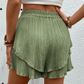 🩳 LIMITED-TIME 50% OFF! ✨ Women's Ruffle Layered Flowy Shorts – Skirt-Like Look, Elastic Waist, Breathable 🌸