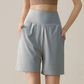 🏃‍♀️ LIMITED-TIME 50% OFF! ✨ Women's High Waist Running Shorts – Tummy Control, A-Line, Side Pockets 🌿