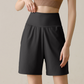 🏃‍♀️ LIMITED-TIME 50% OFF! ✨ Women's High Waist Running Shorts – Tummy Control, A-Line, Side Pockets 🌿