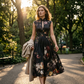 👗 LIMITED-TIME 50% OFF! ✨ Women's Elegant Sleeveless Floral Dress – Acetate Satin, Vibrant Print, Versatile 🌸