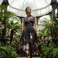 👗 LIMITED-TIME 50% OFF! ✨ Women's Elegant Sleeveless Floral Dress – Acetate Satin, Vibrant Print, Versatile 🌸