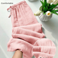 👖 LIMITED-TIME 50% OFF! ✨ Women's Elastic Waist Cotton Loungewear Pants – Crinkled Texture, Wide Leg, Breathable 🌿