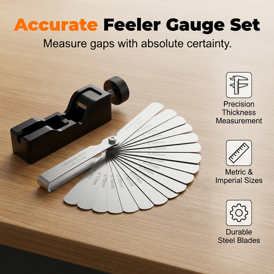 🔧 LIMITED-TIME 50% OFF! ✨ Universal Spark Plug Gap Tool – Aluminum Alloy, Precision Adjustment, Feeler Gauge Set 🚗