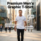 👕 LIMITED-TIME 50% OFF! ✨ Men's Summer Graphic Print Crew Neck T-Shirt – Minimalist Script, Athletic Fit, Breathable 🔥