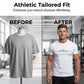 👕 LIMITED-TIME 50% OFF! ✨ Men's Summer Graphic Print Crew Neck T-Shirt – Minimalist Script, Athletic Fit, Breathable 🔥