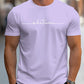 👕 LIMITED-TIME 50% OFF! ✨ Men's Summer Graphic Print Crew Neck T-Shirt – Minimalist Script, Athletic Fit, Breathable 🔥