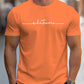 👕 LIMITED-TIME 50% OFF! ✨ Men's Summer Graphic Print Crew Neck T-Shirt – Minimalist Script, Athletic Fit, Breathable 🔥