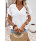 👕 LIMITED-TIME 50% OFF! ✨ Women's Elegant Short Sleeve V-Neck Top – Lightweight, Relaxed Fit, Day-to-Night 🌿