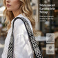 👜 LIMITED-TIME 50% OFF! ✨ Women's Vintage Large-Capacity Crossbody Bag – Ribbed Fabric, Multi-Zip, Geometric Strap 🌿
