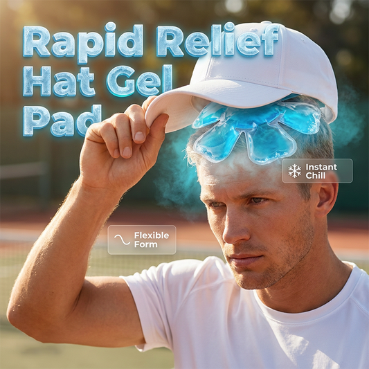 🧊 LIMITED-TIME 50% OFF! ✨ Reusable Cooling Ice Pack for Hat – Petal Design, Non-Toxic Gel, All-Day Comfort ☀️