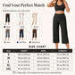 Women's High-Waisted Stretch Cropped Pants