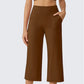 Women's High-Waisted Stretch Cropped Pants