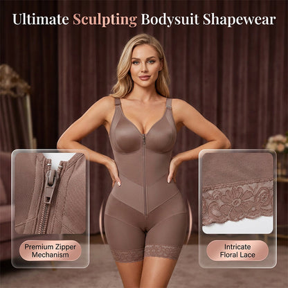 👗 LIMITED-TIME 50% OFF! ✨ Tummy Control Butt Enhancer Shapewear – Front Zipper, Adjustable Straps, Hourglass Fit 💫