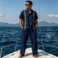 👔 LIMITED-TIME 50% OFF! ✨ Men's Breathable Shirt & Pants 2-Piece Set – Gold Trim, Relaxed Fit, Vacation Ready 🌴