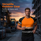 👕 LIMITED-TIME 50% OFF! ✨ Men's Fluorescent Color Block Athletic Shirt – High-Visibility, Reflective, Breathable 🚧