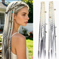 💇‍♀️ LIMITED-TIME 50% OFF! ✨ Maillard Style Pre-Braided Hair Extensions – Bohemian Braids, Metallic Accents, Festival Ready 🌸