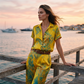 👗 LIMITED-TIME 50% OFF! ✨ Women's Casual Short Sleeve Top & Pants Set – Vibrant Print, Side Pockets, Soft Fabric 🌿