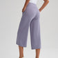 👖 LIMITED-TIME 50% OFF! ✨ Women's High-Waist Wide-Leg Capri Pants – Tummy Control, Slant Pockets, Stretch Fabric 🌿