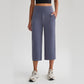 👖 LIMITED-TIME 50% OFF! ✨ Women's High-Waist Wide-Leg Capri Pants – Tummy Control, Slant Pockets, Stretch Fabric 🌿