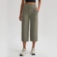 👖 LIMITED-TIME 50% OFF! ✨ Women's High-Waist Wide-Leg Capri Pants – Tummy Control, Slant Pockets, Stretch Fabric 🌿