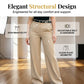 👖 LIMITED-TIME 50% OFF! ✨ Draped Wide-Leg Trousers – High-Waisted, Fluid Textile, Visually Elongating 🌿