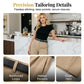 👖 LIMITED-TIME 50% OFF! ✨ Draped Wide-Leg Trousers – High-Waisted, Fluid Textile, Visually Elongating 🌿
