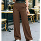 👖 LIMITED-TIME 50% OFF! ✨ Draped Wide-Leg Trousers – High-Waisted, Fluid Textile, Visually Elongating 🌿
