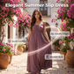 👗 LIMITED-TIME 50% OFF! ✨ Women's Drawstring Spaghetti Strap Dress – Loose Fit, Breathable, Vacation Ready 🌸