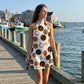 👗 LIMITED-TIME 50% OFF! ✨ Flattering Halter A-Line Dress – Polka Dot Print, Sleeveless, Vacation Ready 🌸