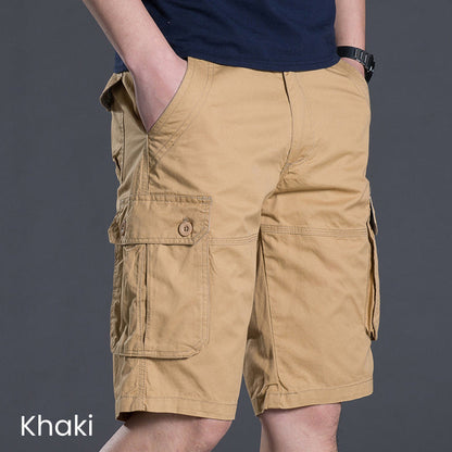 🩳 LIMITED-TIME 50% OFF! ✨ Men's Cargo Shorts with Multi Pockets – Durable Cotton, Relaxed Fit, 6 Pockets 🌿