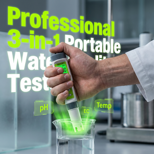 💧 LIMITED-TIME 50% OFF! ✨ Portable Water Quality Tester Pen – 3-in-1 pH/EC/Temperature, Dual Sensor, Family Health 🏠