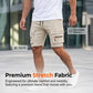 🩳 LIMITED-TIME 50% OFF! ✨ Versatile Cargo Shorts – Multi-Pocket, Stretch Fabric, Water-Resistant 🌿