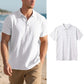 👔 2026 Sale — Over 75,000 Sold!🔥Men's Linen Casual Breathable Short Sleeve Collared Shirt