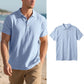 👔 2026 Sale — Over 75,000 Sold!🔥Men's Linen Casual Breathable Short Sleeve Collared Shirt
