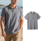 👔 2026 Sale — Over 75,000 Sold!🔥Men's Linen Casual Breathable Short Sleeve Collared Shirt