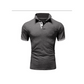👔 LIMITED-TIME 50% OFF! ✨ Men's Contrast Trim Short Sleeve Collared Shirt – Refined Collar, Modern Accents, Versatile Style 🔷