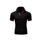 👔 LIMITED-TIME 50% OFF! ✨ Men's Contrast Trim Short Sleeve Collared Shirt – Refined Collar, Modern Accents, Versatile Style 🔷