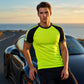 👕 LIMITED-TIME 50% OFF! ✨ Men's Slim Fit Athletic T-Shirt – Breathable, Neon Colors, Reflective Details 🏃
