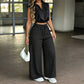 👗 LIMITED-TIME 50% OFF! ✨ Women's Summer Crop Top & Polka Dot Pants Set – Coordinated Look, Breezy Fit, Versatile Style 🎀