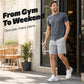 🩳 LIMITED-TIME 50% OFF! ✨ Men's Quick Dry Sports Shorts with Zipper Pockets – Breathable, Stretch, Zip Pocket 🏃