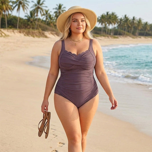 👙 LIMITED-TIME 50% OFF! ✨ Women's Classic Plus-Size One-Piece Swimsuit