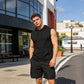 👕 LIMITED-TIME 50% OFF! ✨ Men's Casual Sleeveless Hoodie Vest – Breathable, Kangaroo Pocket, Versatile Style 🏋️