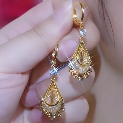 💎 LIMITED-TIME 50% OFF! ✨ Women's Gold-Plated Teardrop Earrings