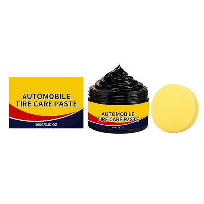 🚗 LIMITED-TIME 50% OFF! ✨ Car Tire Restorer and Shine Paste – Deep Restoration, UV Protection, High Gloss 💎