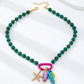 🎉 2026 Sale — Over 46,000 Sold! 📿 Vibrant Boho Coastal Beaded Necklace – Fish & Starfish Charms 🌊