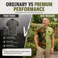Men's Camouflage Patchwork Crewneck T-Shirt